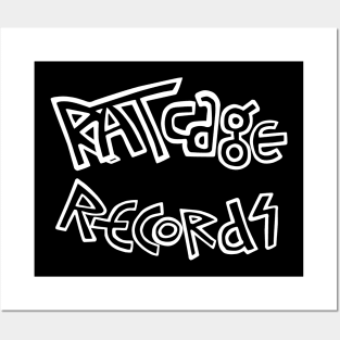 Ratcage Records Shirt White Posters and Art